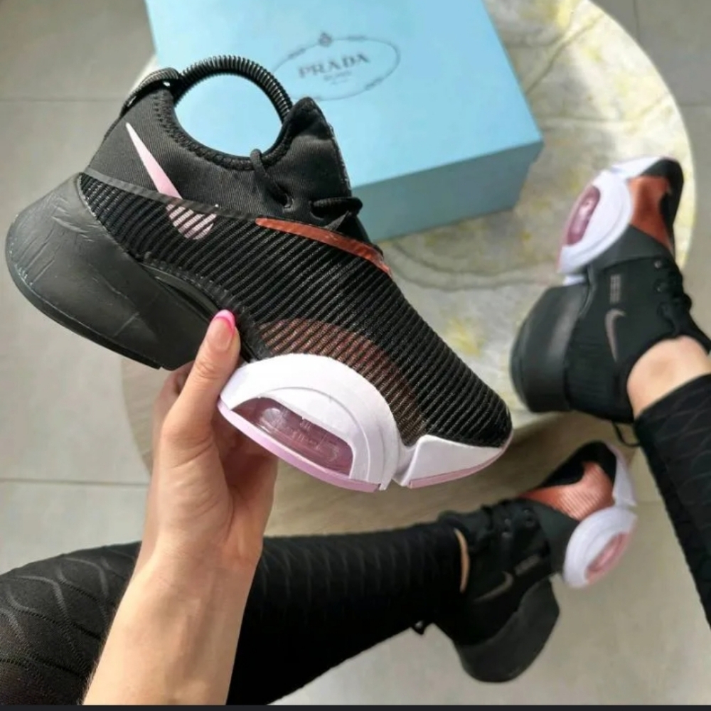 Nike Air Zoom Superrep Gym Shoes Black Metallic Copper Women's Sz 7.5